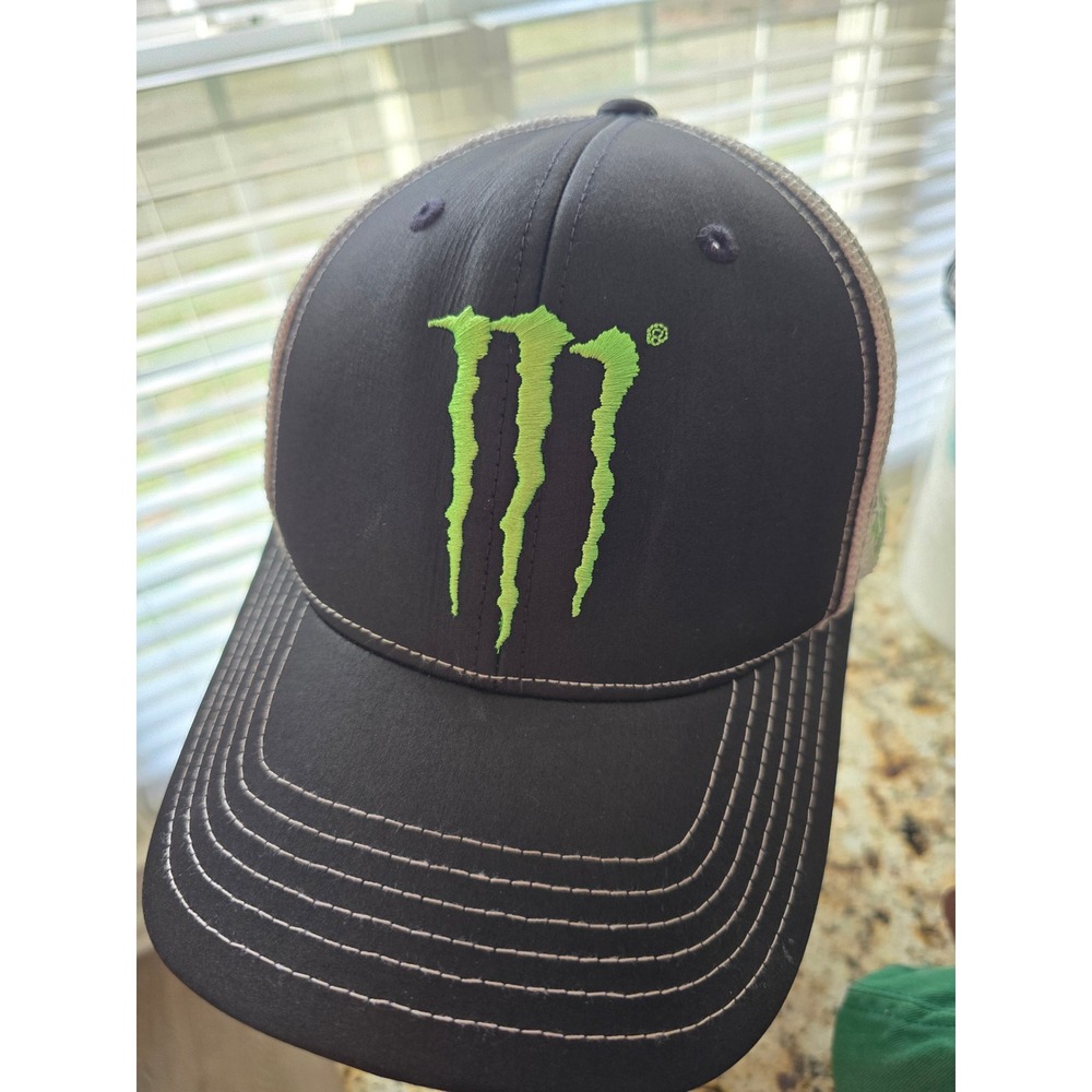 Stewart-Haas Racing Monster Energy Kurt Busch 41 Trucker Hat BlackWhite FitMax70